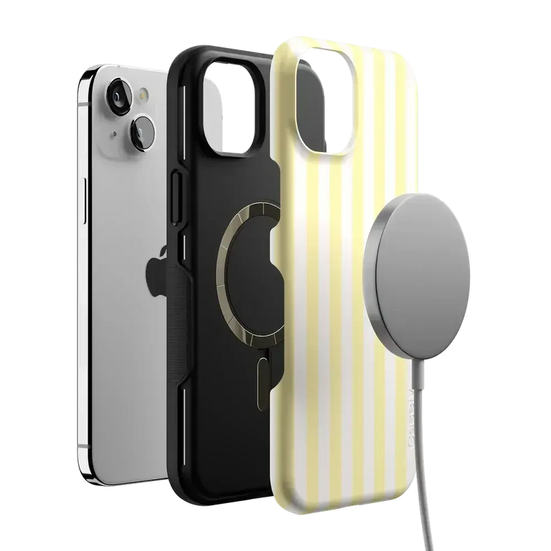 Butter Yellow Stripes | Sunday Best Case Phone Case get.casely 