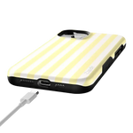 Butter Yellow Stripes | Sunday Best Case Phone Case get.casely 