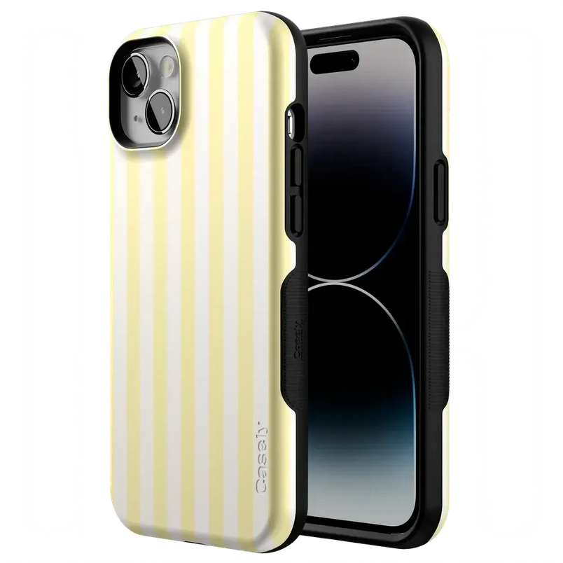 Butter Yellow Stripes | Sunday Best Case Phone Case get.casely 
