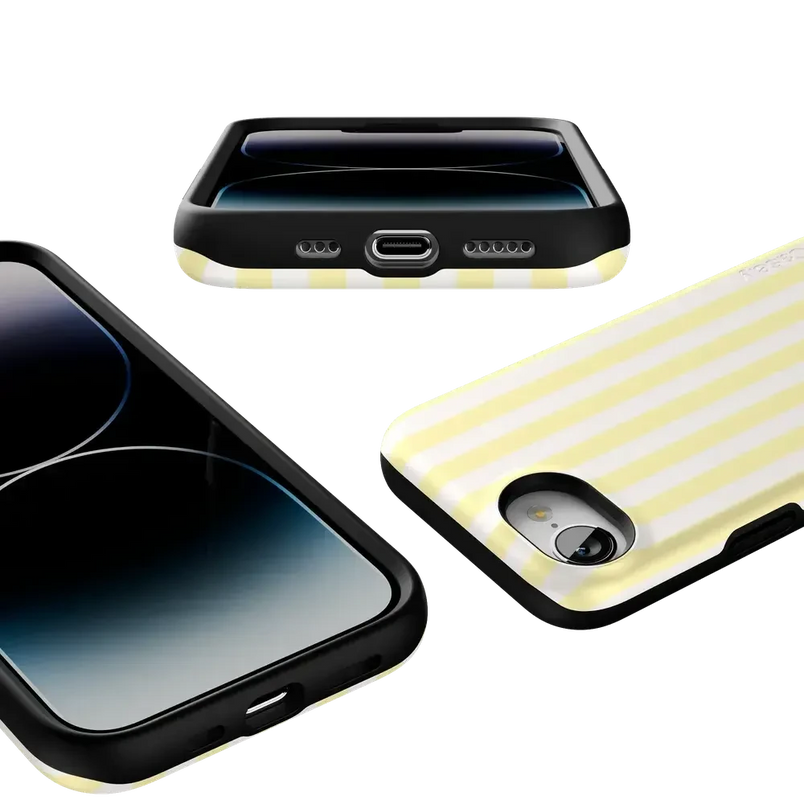 Butter Yellow Stripes | Sunday Best Case Phone Case get.casely 