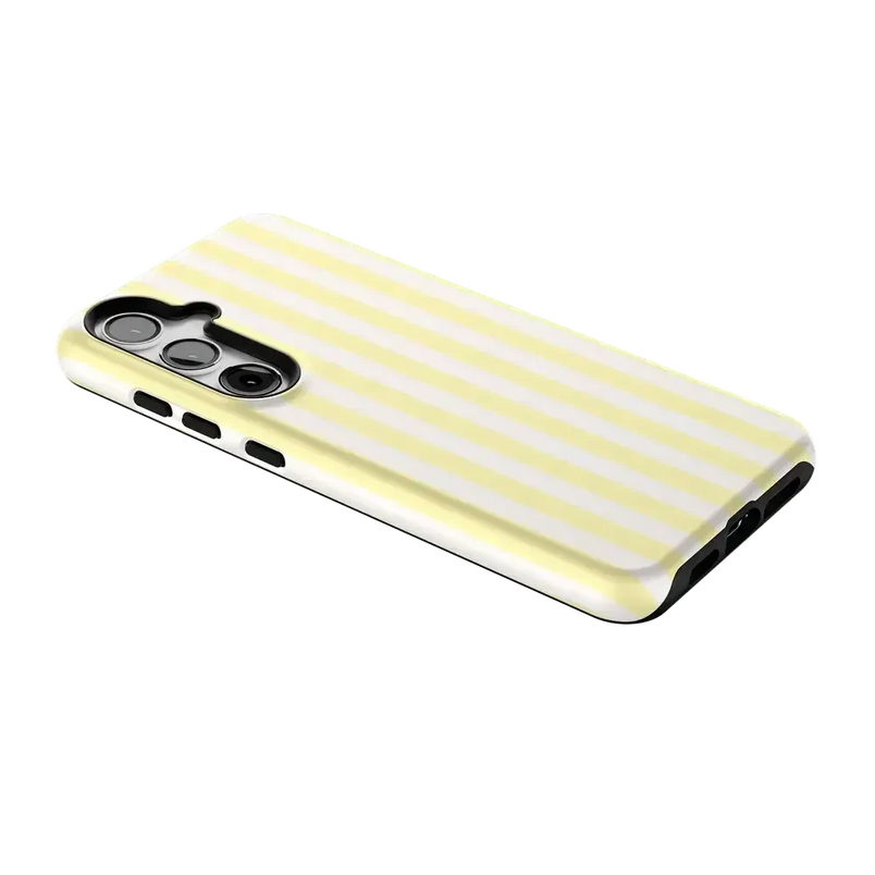 Butter Yellow Stripes | Sunday Best Case Phone Case get.casely 