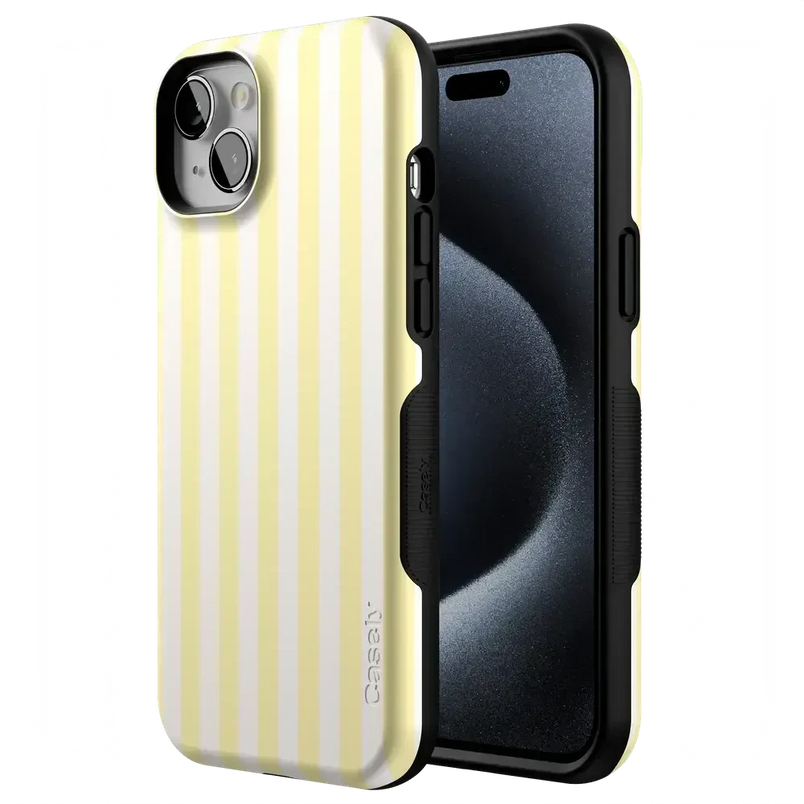 Butter Yellow Stripes | Sunday Best Case Phone Case get.casely 
