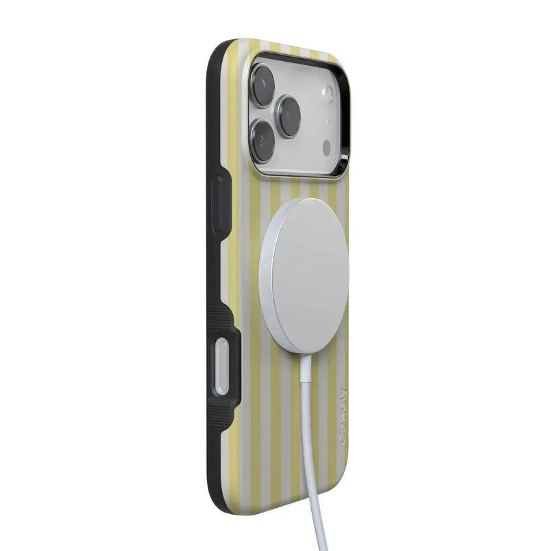 Casely Galaxy S20 Ultra Butter Yellow Stripes Casely Galaxy S20 Ultra Butter Yellow Stripes
