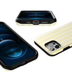 Butter Yellow Stripes | Sunday Best Case Phone Case get.casely 