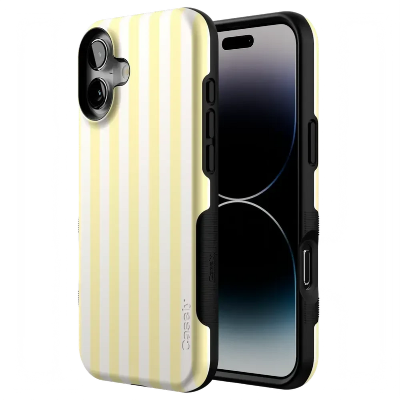 Butter Yellow Stripes | Sunday Best Case Phone Case get.casely 