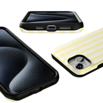 Butter Yellow Stripes | Sunday Best Case Phone Case get.casely 