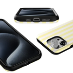Butter Yellow Stripes | Sunday Best Case Phone Case get.casely 