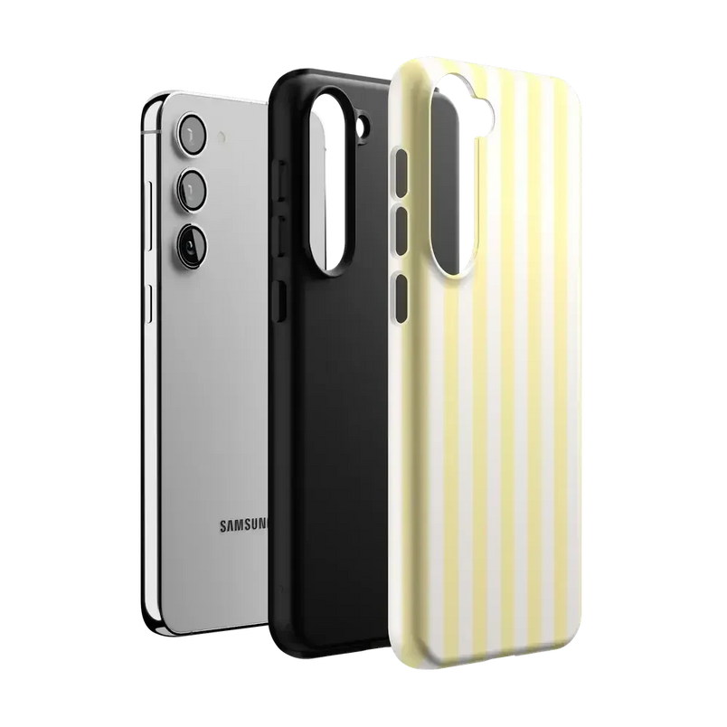 Butter Yellow Stripes | Sunday Best Case Phone Case get.casely 