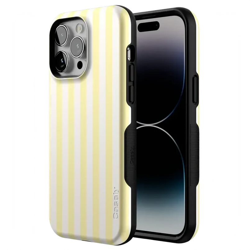 Butter Yellow Stripes | Sunday Best Case Phone Case get.casely 
