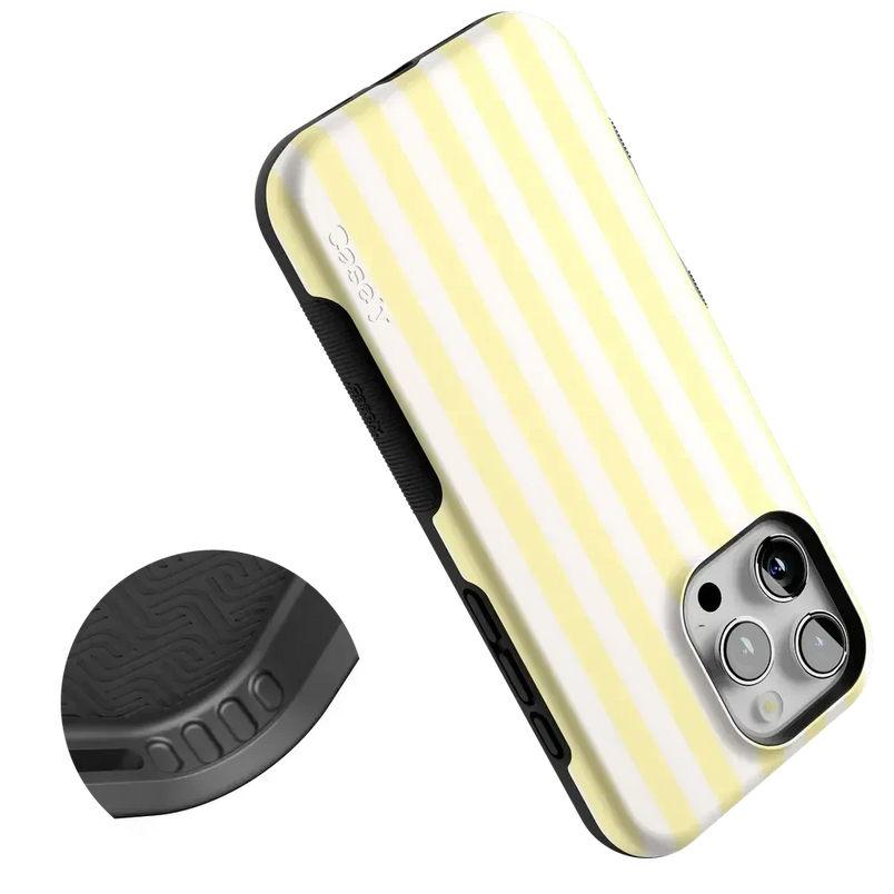 Butter Yellow Stripes | Sunday Best Case Phone Case get.casely 