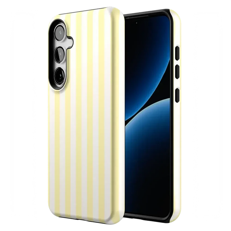 Butter Yellow Stripes | Sunday Best Case Phone Case get.casely 