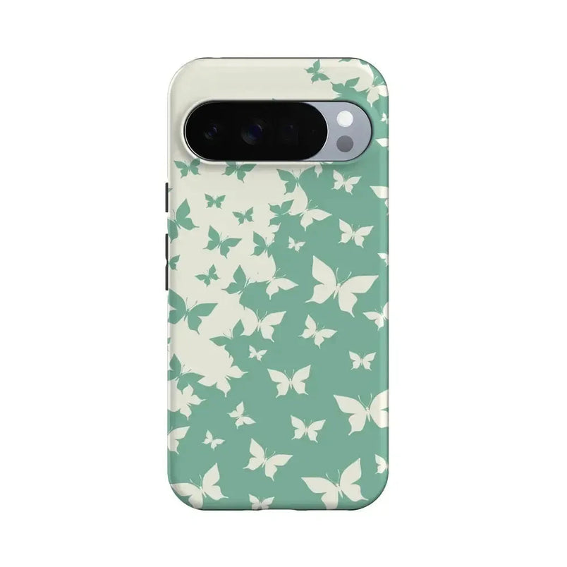 Butterfly Effect | Sage Colorblock Google Pixel Case Google Pixel Case Casetry Essential + MagSafe® Google Pixel 10 Pro XL 
