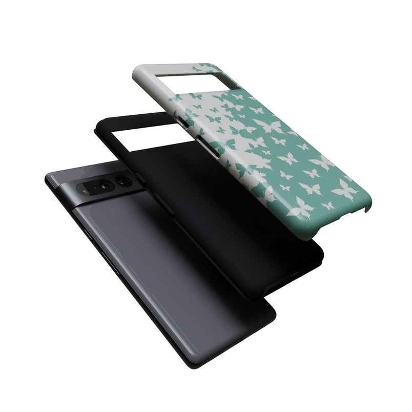 Butterfly Effect | Sage Colorblock Google Pixel Case Google Pixel Case Casetry 