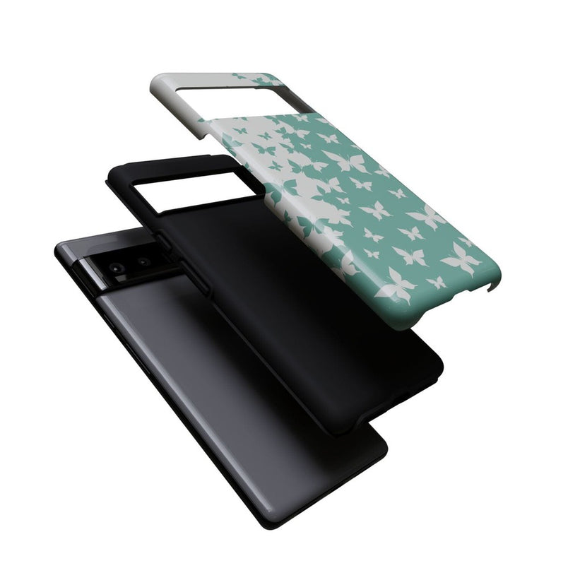Butterfly Effect | Sage Colorblock Google Pixel Case Google Pixel Case Casetry 