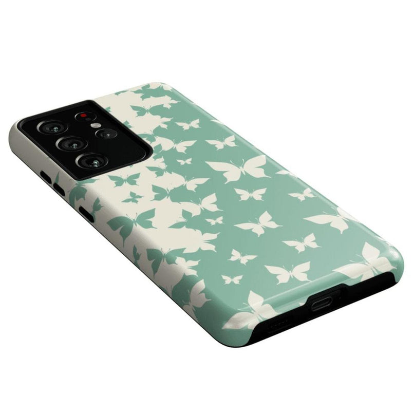 Butterfly Effect | Sage Colorblock Samsung Case Samsung Case Casetry 