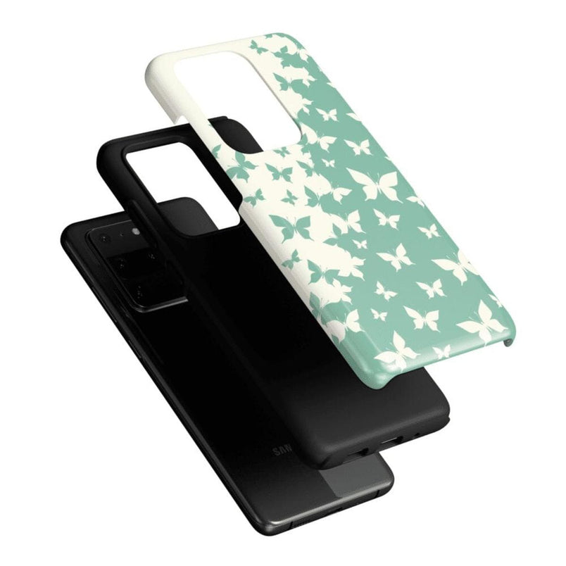 Butterfly Effect | Sage Colorblock Samsung Case Samsung Case Casetry 