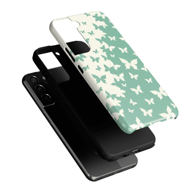 Butterfly Effect | Sage Colorblock Samsung Case Samsung Case Casetry 