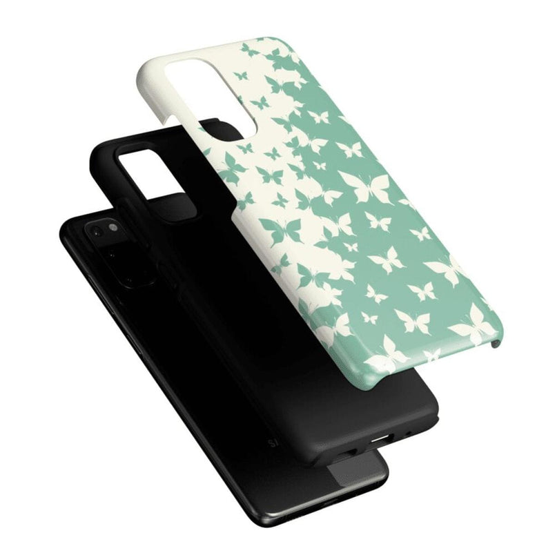Butterfly Effect | Sage Colorblock Samsung Case Samsung Case Casetry 
