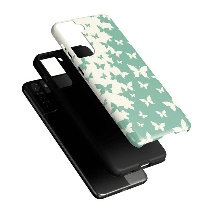 Butterfly Effect | Sage Colorblock Samsung Case Samsung Case Casetry 