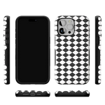 Salem's Hex | Black & White Checkered Case