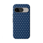 On the Dot | Navy Polka Dot Case