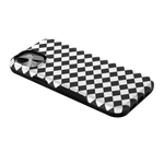 Salem's Hex | Black & White Checkered Case