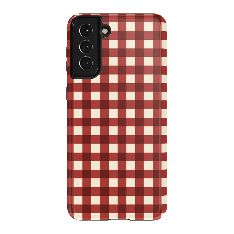 Checked Twice | Red Plaid Case