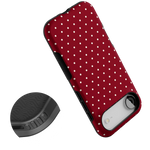 On the Dot | Maroon Polka Dot Case