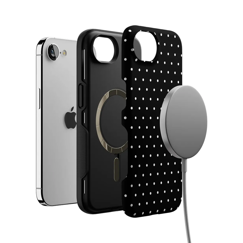 On the Dot | Black Polka Dot Case
