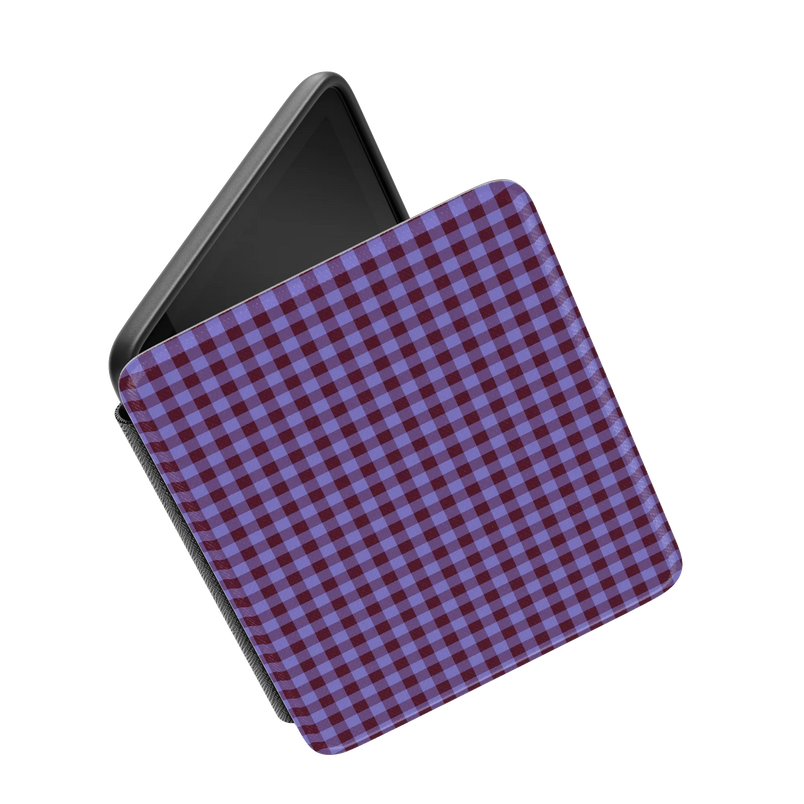 Sweet Jam | Purple Gingham Kindle Case
