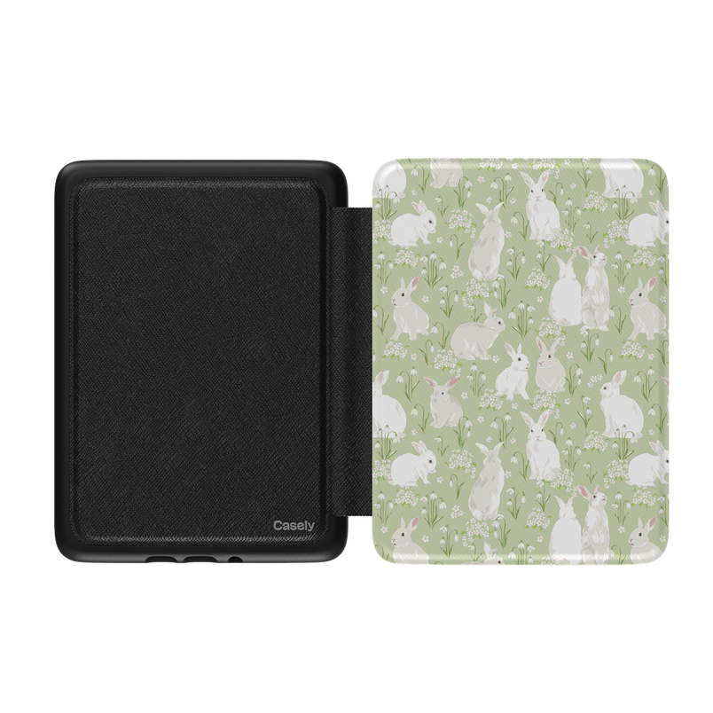 Hop to it | Green Bunny Kindle Case
