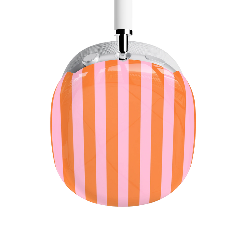 Perfect Stripes | Orange & Pink Stripes AirPods Max Case
