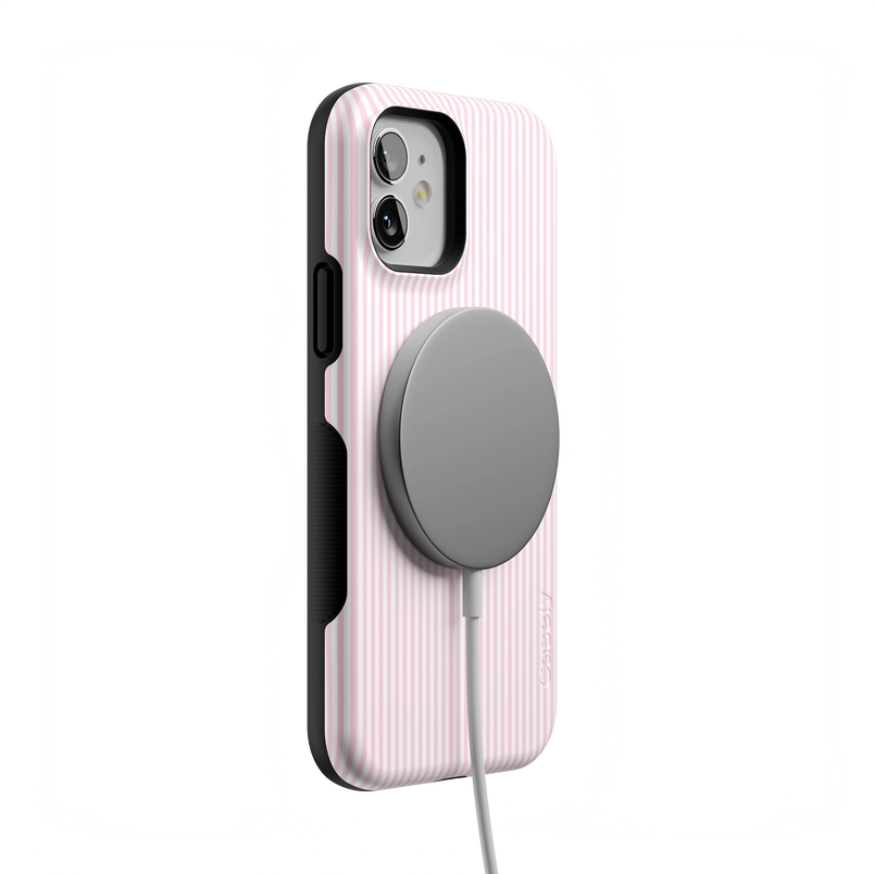 Stripes and the City | Light Pink Pinstripe Case
