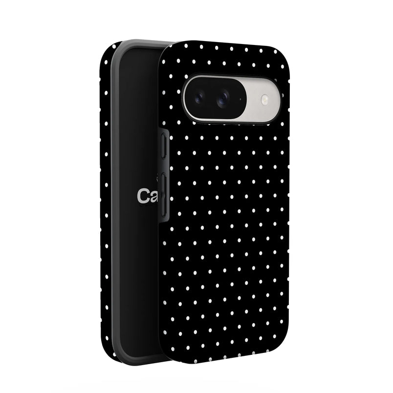 On the Dot | White Polka Dot Case