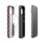 Spotted in SoHo | Burgundy Polka Dot Case