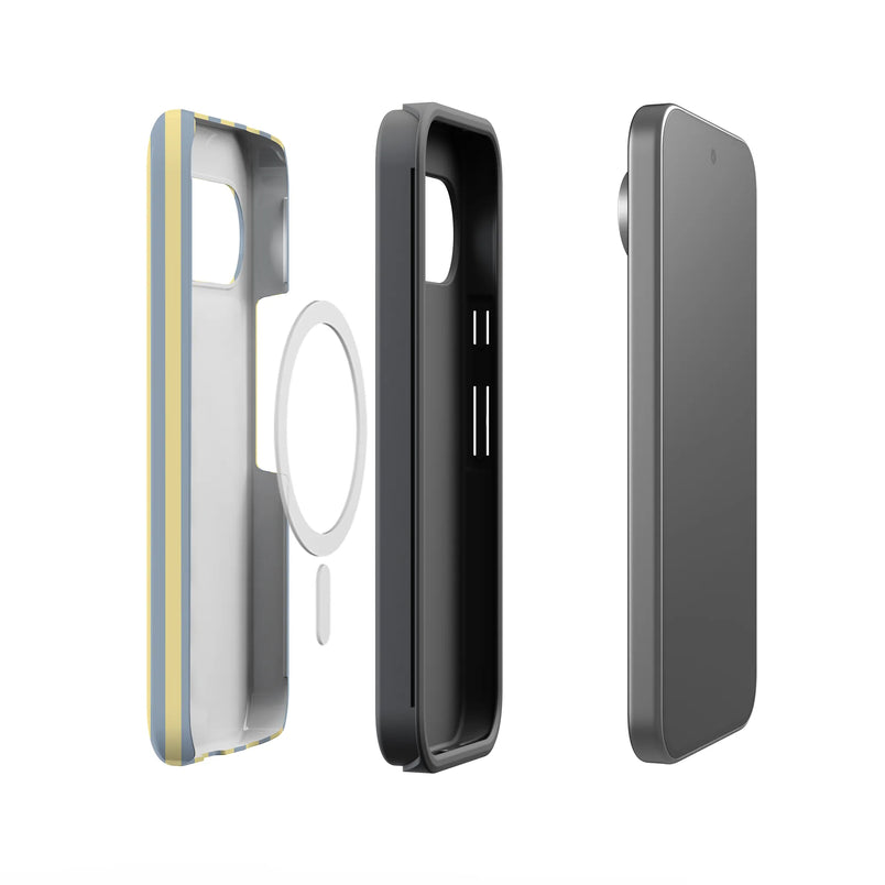 Coastline Stripes | Blue & Yellow Case (Manual)