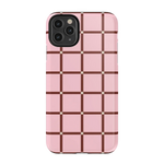Uptown Gridlock | Pink Checkerboard Case