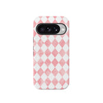 Queen of Diamonds | Pink Watercolor Case