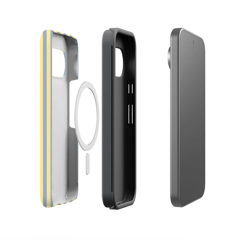 Coastline Stripes | Blue & Yellow Case (Manual)