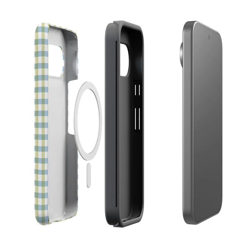 Pastel Picnic | Blue & Green Gingham Case
