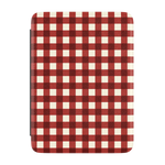 Checked Twice | Red Plaid Kindle Case | Casely