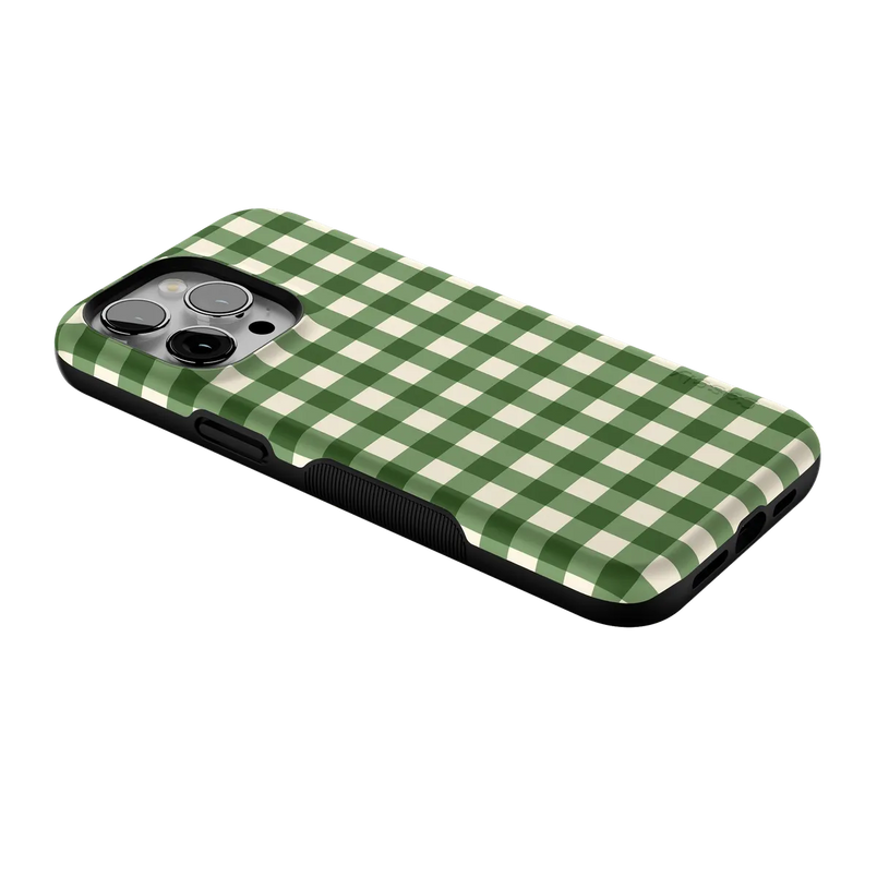 Checked Twice | Green Plaid Case