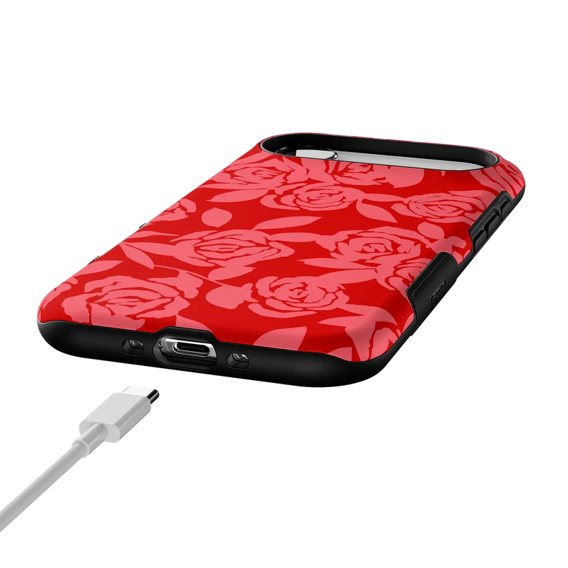 Final Rose | Red & Pink Floral Case