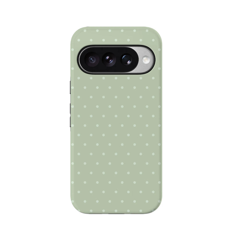 On the Dot | Green Polka Dot Case