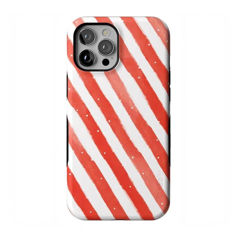 Candy Cane Lane | Peppermint Stripes Case Phone Case Casetry Bold Flex + MagSafe® iPhone 12 Pro Max