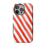 Candy Cane Lane | Peppermint Stripes Case Phone Case Casetry Bold Flex + MagSafe® iPhone 14 Pro Max