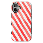 Candy Cane Lane | Peppermint Stripes Case Phone Case Casetry Bold + MagSafe® iPhone 16 Plus