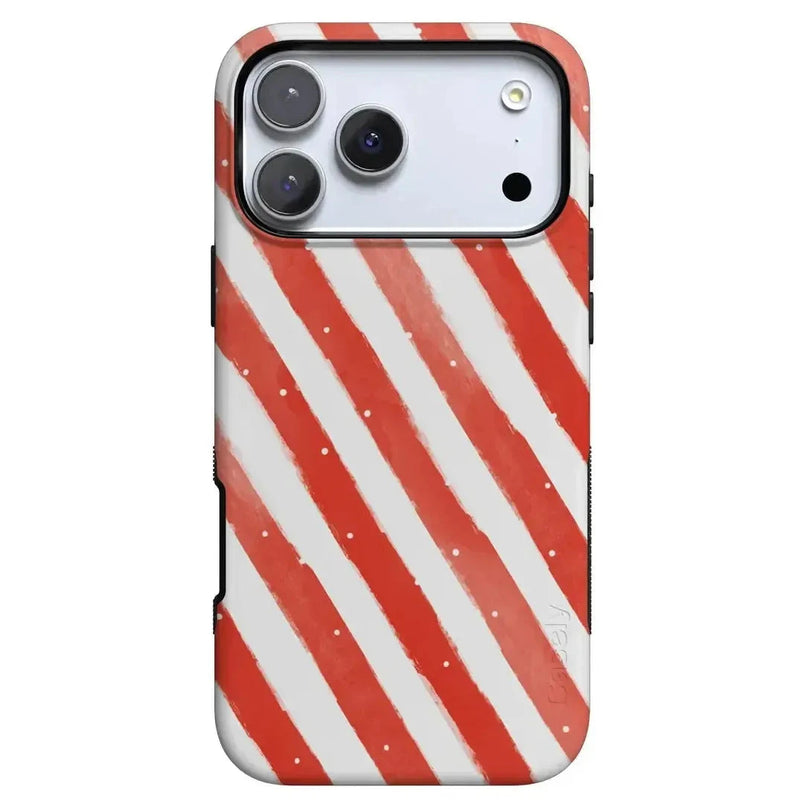 Candy Cane Lane | Peppermint Stripes Case Phone Case Casetry Bold Flex + MagSafe® iPhone 17 Pro Max 