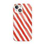 Candy Cane Lane | Peppermint Stripes Case Phone Case Casetry Classic + MagSafe® iPhone 15 