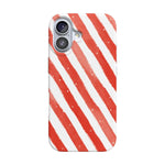 Candy Cane Lane | Peppermint Stripes Case Phone Case Casetry Classic + MagSafe® iPhone 17 
